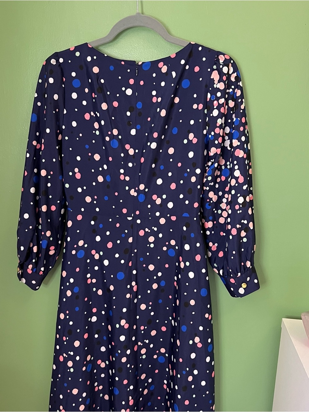 Eliza J Scatter Polka dot Dress Size 4 - Picture 9 of 10